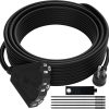 14/3 Gauge Heavy Duty Outdoor Extension Cord 10 FT, 90 Degree Angled 3