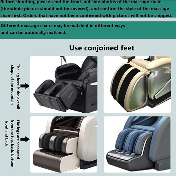 Full Body Shiatsu Zero Gravity Massage Chair Protective Cover, Dustproof - Image 8