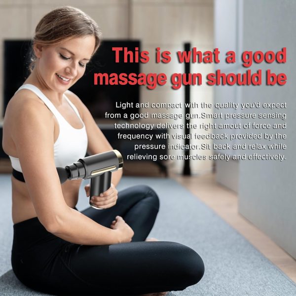 Mini Massage Gun,Cordless Handheld Deep Tissue Muscle Massager 6 Speeds - Image 8