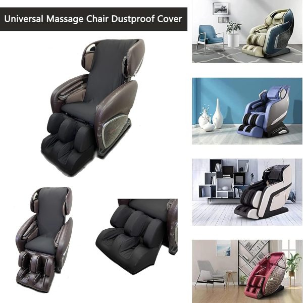 Full Body Shiatsu Zero Gravity Massage Chair Cover, Super Soft Stretch - Image 6