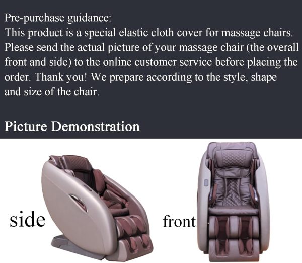 FBKPHSS Full Body Massage Chairs Recliner Cover, Zero Gravity Chair Cover - Image 6