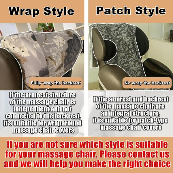 Full Body Shiatsu Massage Chair Cover, Zero Gravity Massage Chair Recliner - Image 7