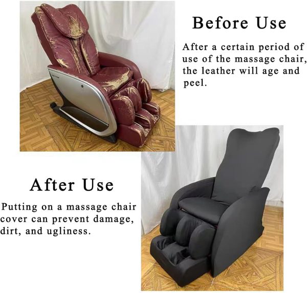 Full Body Shiatsu Massage Chair Protective Cover,Massage Chair Zero Gravity - Image 6