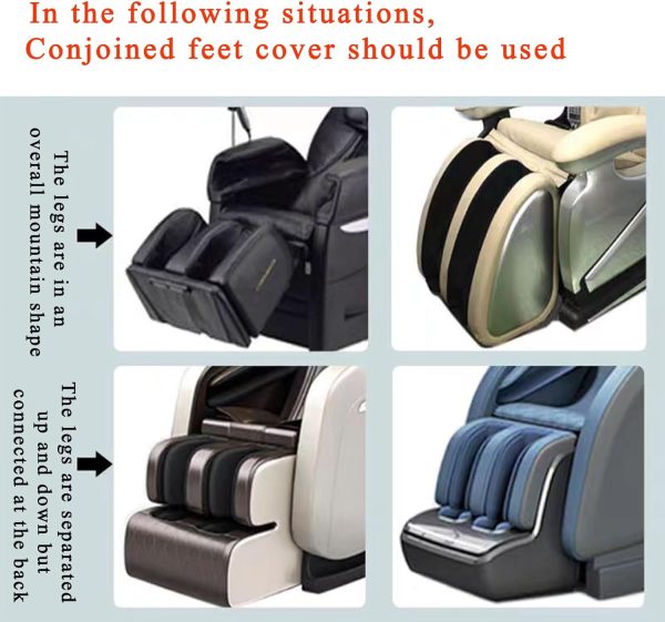 Full Body Massage Chair Cover Protector,Zero Gravity Wing Recliner Chair - Image 5
