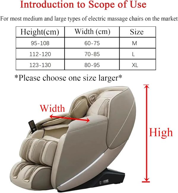 All Inclusive Massage Chair Cover, Full Body Shiatsu Massage Chair Cover - Image 7