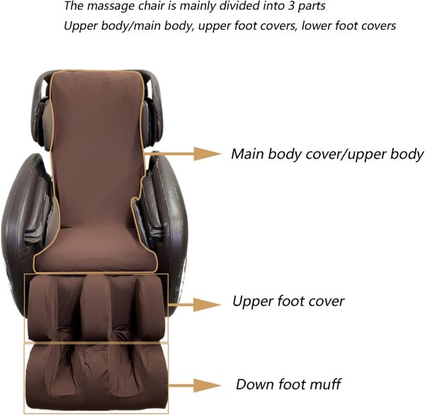 Covers for Recliner, Zero Gravity Single Recliner Chair Cover Dust Cover of - Image 4