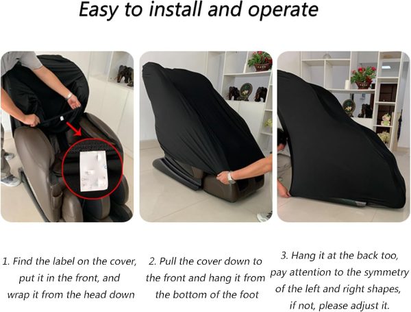 Full Body Shiatsu Massage Chair Cover,Sofa Cover,Zero Gravity Chair - Image 4