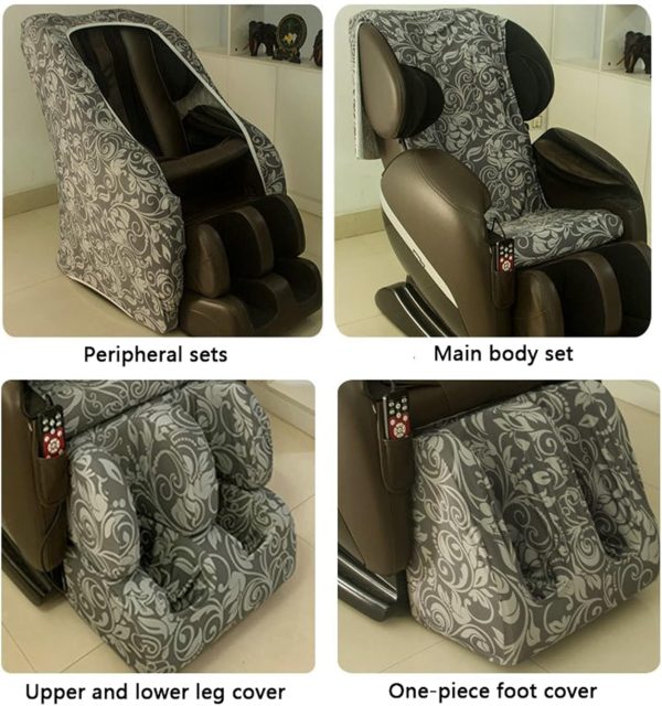 Massage Chair Dust Proof Cover, Full Body Shiatsu Zero Gravity Protective - Image 3