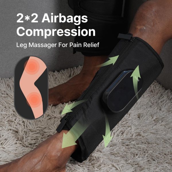 HubiCare Calf and Thigh Leg Massager, Leg Massager for Circulation and Pain - Image 4