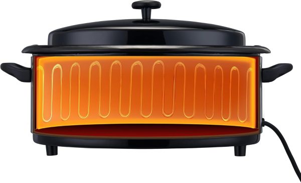 Master Massage 6 Quart LED Hot Stone Warmer with Digital Display– Stainless - Image 8