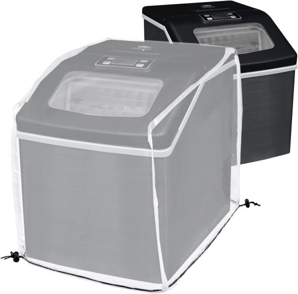 Ice Maker Cover,PVC Ice Machine Dustproof Cover,Waterproof Shield for