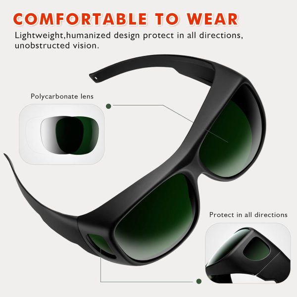 Laser Safety Glasses, Eye Protection for Red Light Therapy 200-1000nm - Image 5