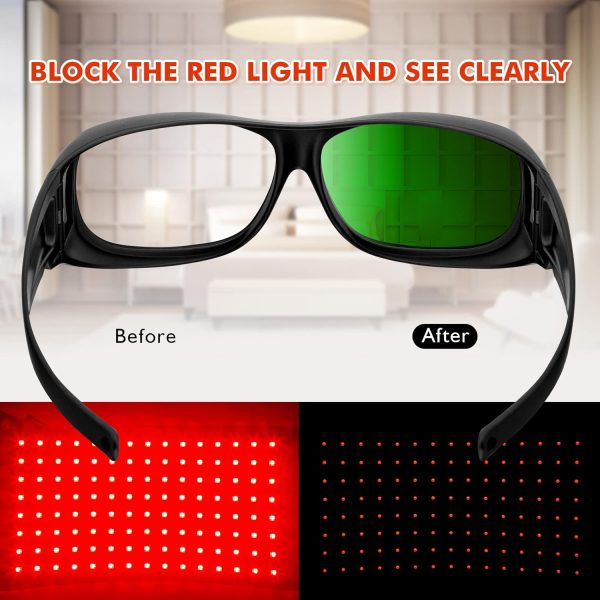 Laser Safety Glasses, Eye Protection for Red Light Therapy 200-1000nm - Image 4