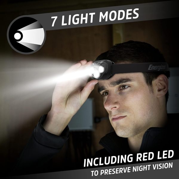 Energizer LED Headlamps PRO260 (4-Pack), IPX4 Water Resistant Headlamps, - Image 3