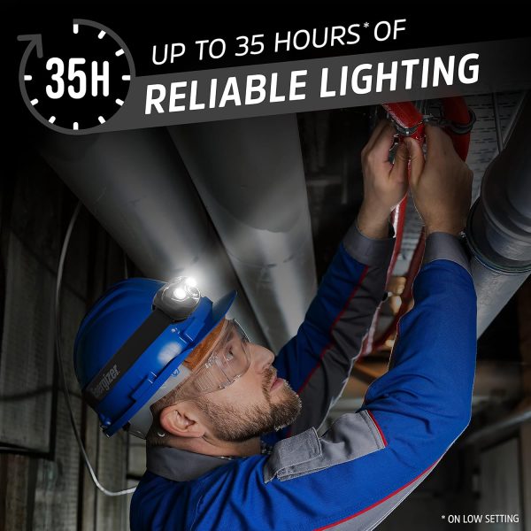 Energizer LED Headlamps PRO260 (4-Pack), IPX4 Water Resistant Headlamps, - Image 2