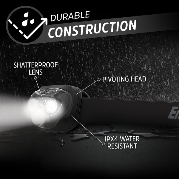 Energizer LED Headlamps PRO260 (4-Pack), IPX4 Water Resistant Headlamps, - Image 5