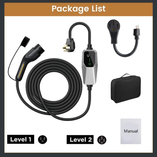 AWESAFE Electric Vehicle Charger Level 2 EV Charger, 7.6KW Portable Fast - Image 7