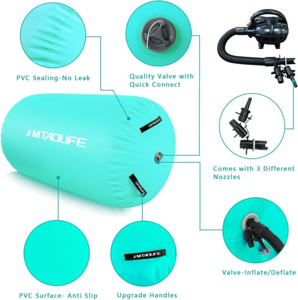 Gymnastics Air Roller Air Barrel, Inflatable Tumble Roller Mat, Air Roller - Image 3