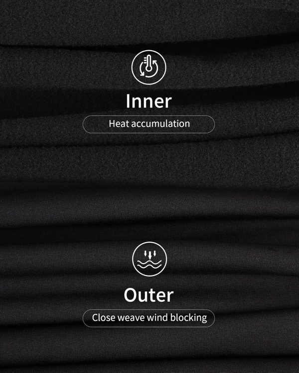 WEERTI Thermal Underwear for Women Long Johns with Fleece Lined, Base Layer - Image 3