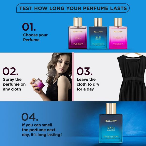 Bella.vitaa Luxury Skai Aquatic Unisex Eau De Cologne with Bergamot, - Image 6
