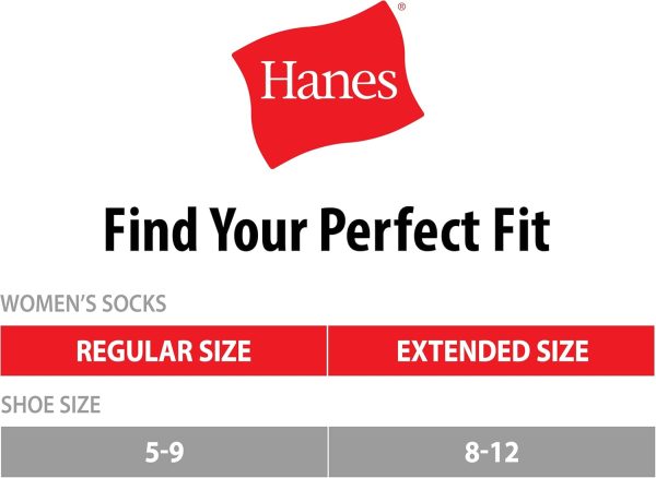 Hanes Women's 6-Pair Lightweight Breathable Ventilation Ankle Socks - Image 3