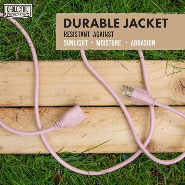 Outdoor Extension Cord 25 ft - 16 Gauge 13 Amp Heavy Duty Power Extension - Image 3