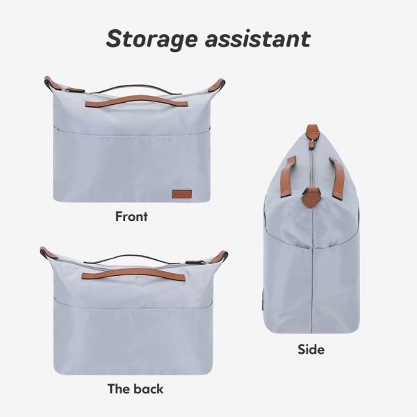 Silk fabric Handbag Organizers Tote bag Organizer handbag Organizer Storage - Image 3