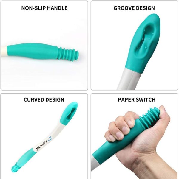 Fanwer Toilet Aids for Wiping,Long Reach Comfort Bottom Buddy Extends Your - Image 8