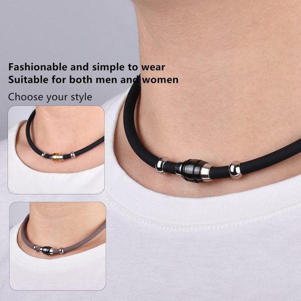 Necklace, Silicon, Germanium, Static Eliminator, Necklace, Antistatic, - Image 4