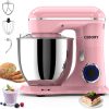 3-IN-1 Electric Stand Mixer, 6QT Bowl 10-Speed Kitchen Mixer, Household