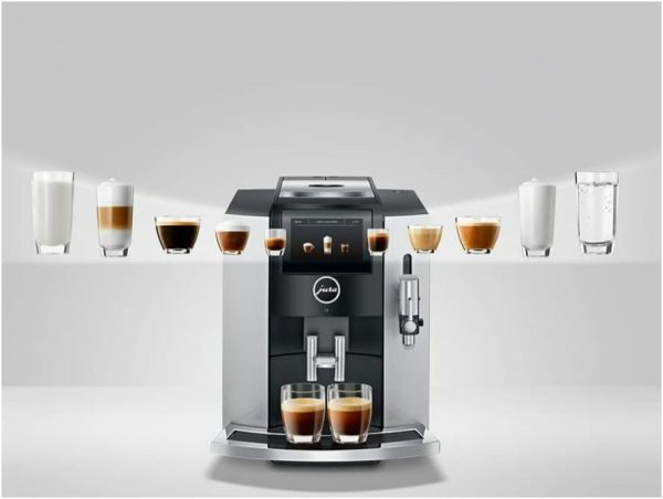 Jura S8 64 oz Water Capacity, 10 oz Bean Capacity, 15 Types of Drinks - Image 7