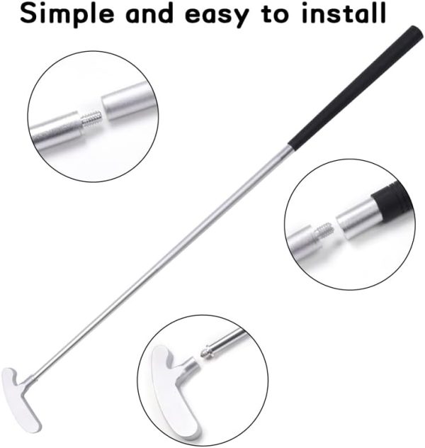 HOWTRUE Portable Golf Putter Set with Hole-Cup and 2pcs Golf Balls for Golf - Image 5