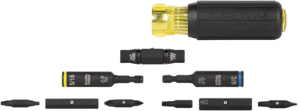 Klein Tools 32500HD KNECT Multi-Bit Screwdriver / Nut Driver, Impact Rated - Image 6