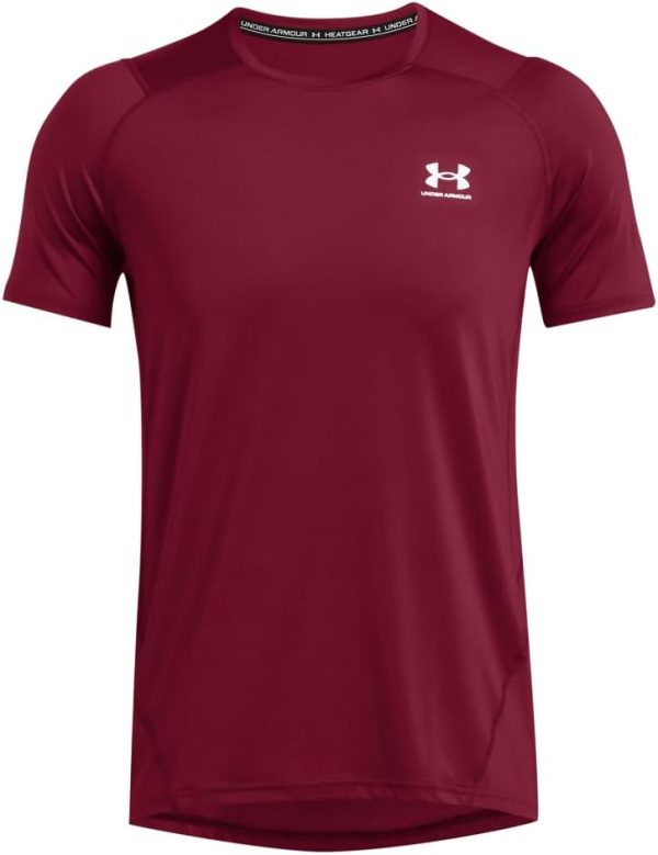 Under Armour Men's HeatGear Fitted Short-Sleeve T-Shirt - Image 3
