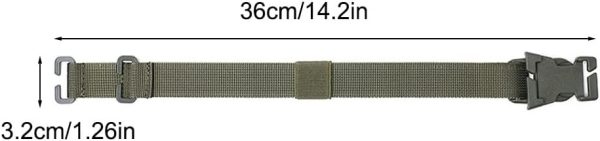 MiOYOOW 4PCS Tactical Molle Straps, Portable Molle Backpack Straps - Image 5