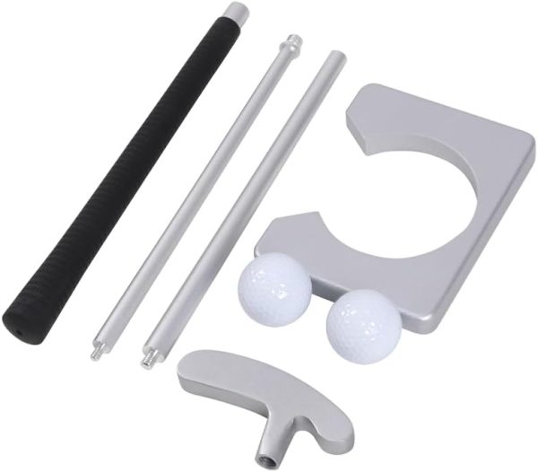 HOWTRUE Portable Golf Putter Set with Hole-Cup and 2pcs Golf Balls for Golf - Image 2