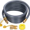 50FT 3/4" ID Natural Gas Hose with Quick Connect 3/4" ID Natural Gas Hose