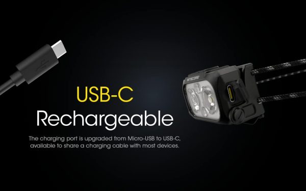 Nitecore NU25 400 UL Ultra Lightweight Headlamp, 400 Lumen USB-C - Image 5