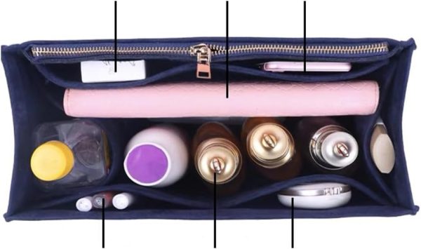 SMART DK Purse Insert Organizer for dior book tote Large Bag Insert Premium - Image 2
