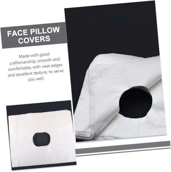 200pcs Face Pillow Cover Headrest Cradle Covers Salon Massage Covers Face - Image 9