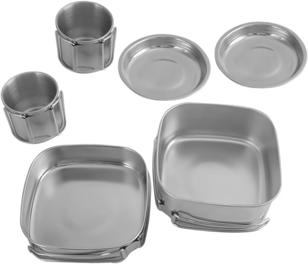 POPETPOP Travel Picnic Cookware Stainless Camping Cookware Non Kitchen - Image 7