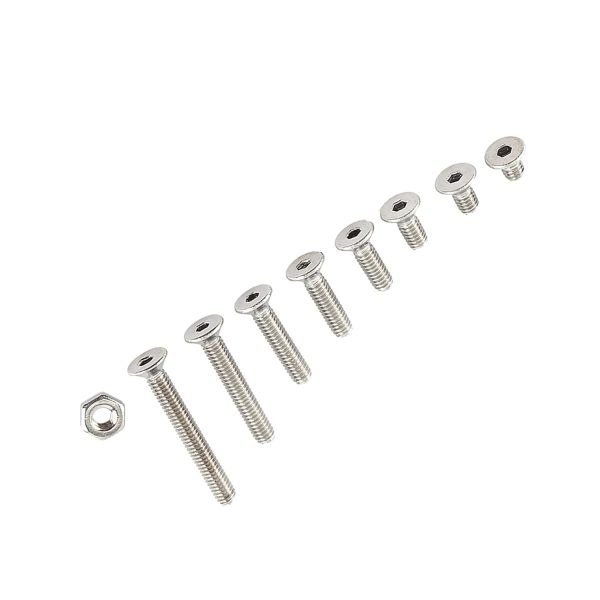 600pcs M2.5 A2 Stainless Steel Hex Socket Screws Nuts Bolt Assortment - Image 7