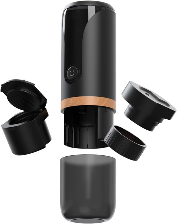 Travel Coffee Machine Car Espresso Machine USB Powered Coffee Maker Metal - Image 7