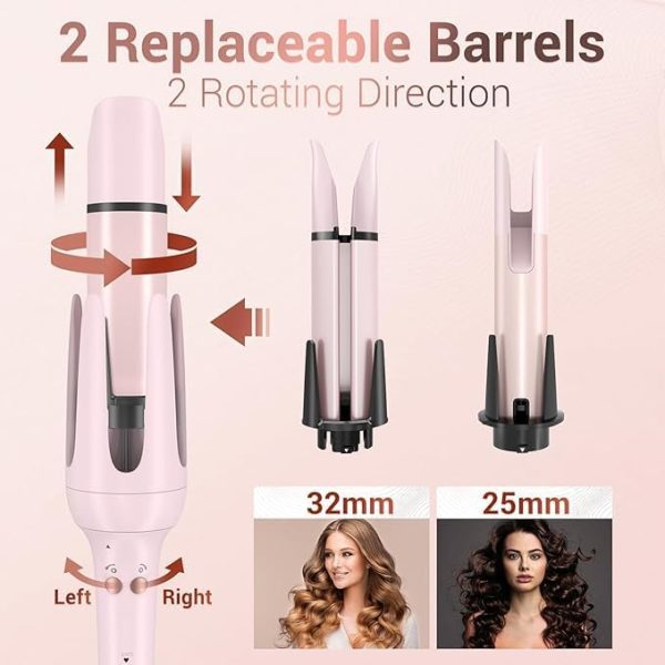 Automatic Curling Iron, Hair Waver with Anti-Tangle & Auto-Off, Hair Curler - Image 3