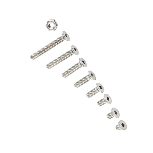 600pcs M2.5 A2 Stainless Steel Hex Socket Screws Nuts Bolt Assortment - Image 4