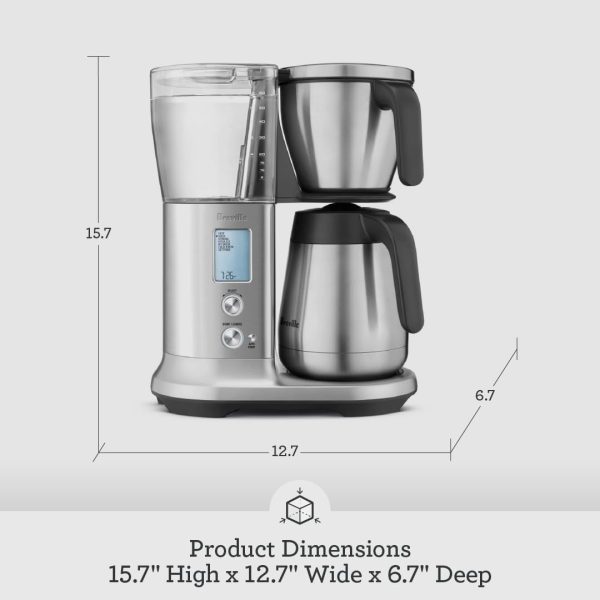 Breville BDC450BSS Precision Brewer Thermal, Coffee Maker, Brushed - Image 6