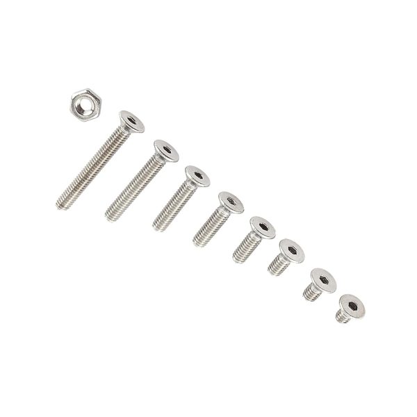 600pcs M2.5 A2 Stainless Steel Hex Socket Screws Nuts Bolt Assortment - Image 5