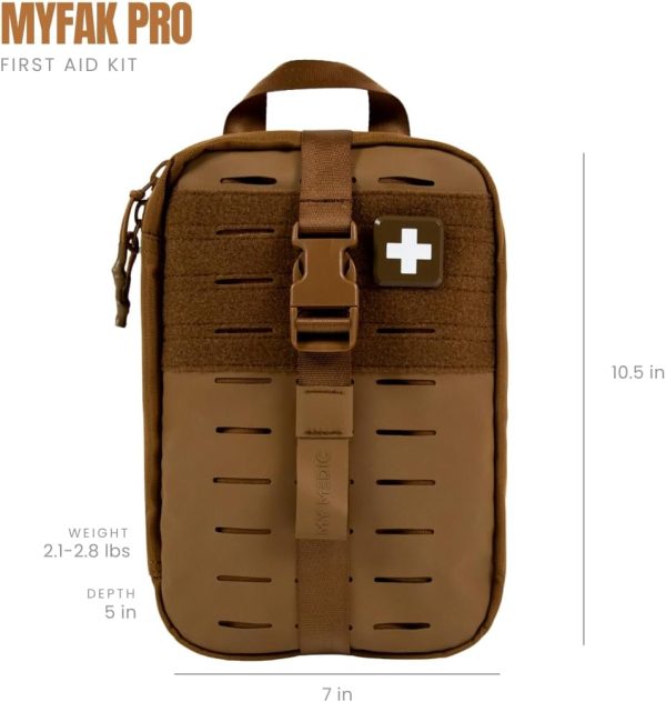 My Medic MyFAK PRO First Aid Kit Bag - Emergency Survival Essentials, Medic - Image 2