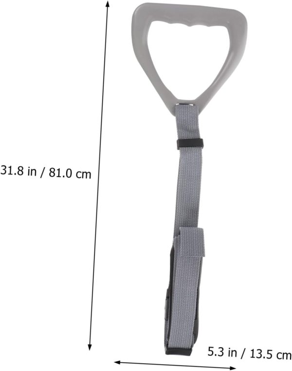 2 Pcs Handle Ring Gymnastics Barbell Bar Pull Handles Training Push Outdoor - Image 9