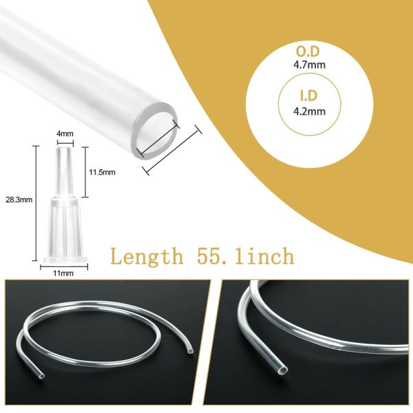 3 Pack 550ml Syringes with 55.1 Inch Tube and Needle 8G 1.5”, Sterile - Image 6